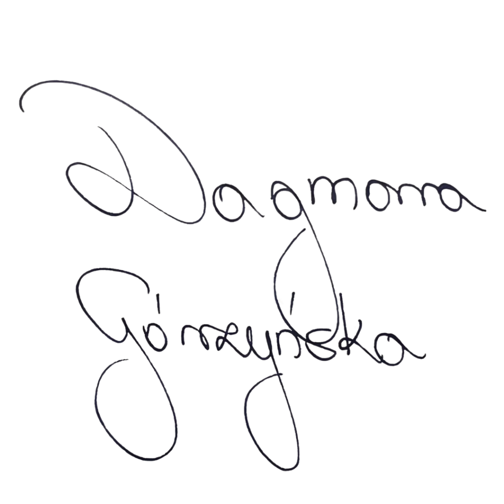 Podpis właścicielki