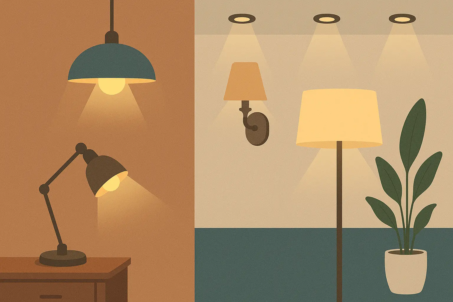 oświetlenie w projektowaniu wnętrz Beleuchtung in der Innenarchitektur